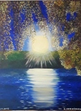 Etincelles en soirée - Paysages